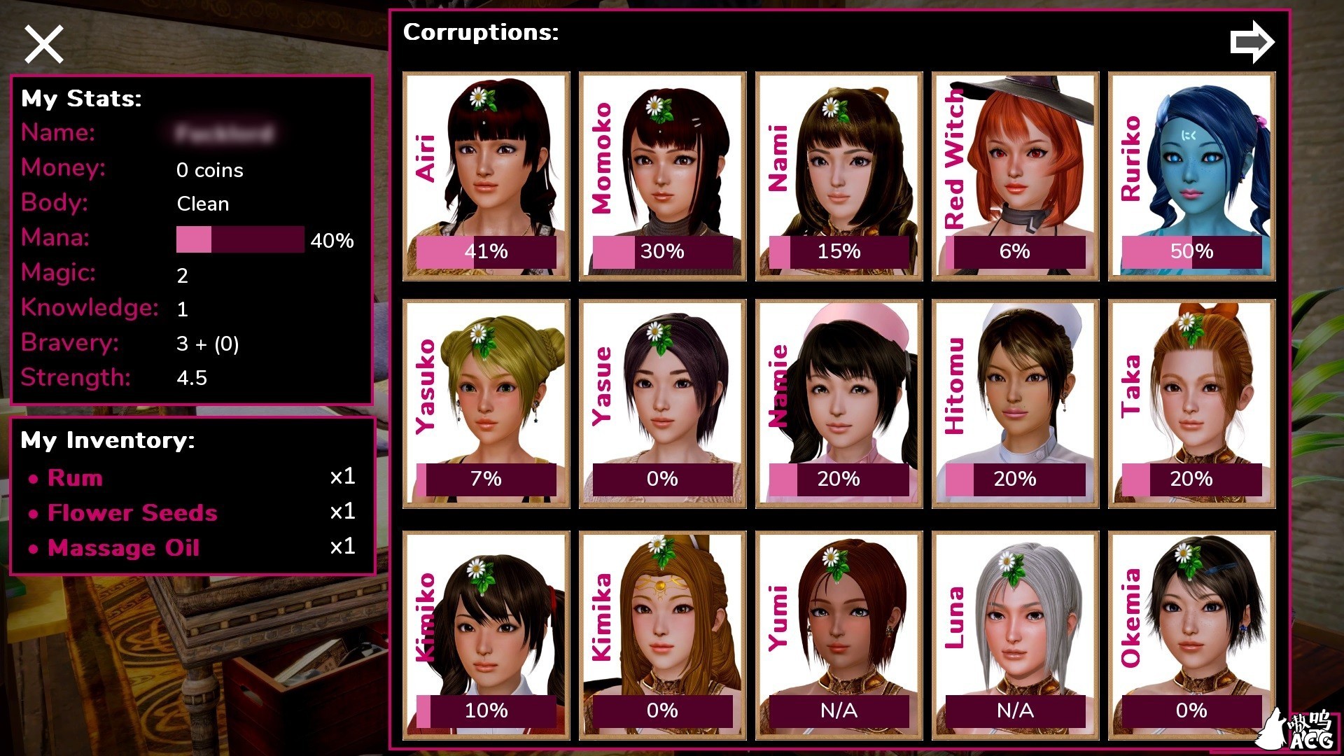 【欧美SLG/汉化/动态】黑魔法1.01 PC+安卓精翻汉化作弊版+存档【3.5G】 畅玩游戏 预览第4张-XACG动漫资源社——中文ACG动漫游戏社区 【欧美SLG/汉化/动态】黑魔法1.01 PC+安卓精翻汉化作弊版+存档【3.5G】 畅玩游戏 预览第4张