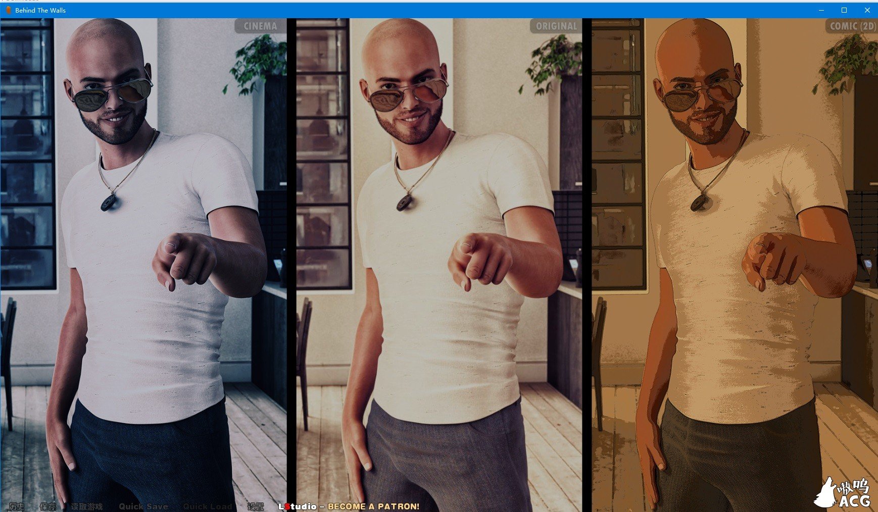 【欧美SLG/汉化/电影画质】墙角外 S01E03 PC+安卓精翻汉化版+全CG 【3.2G/更新】 畅玩游戏 预览第3张