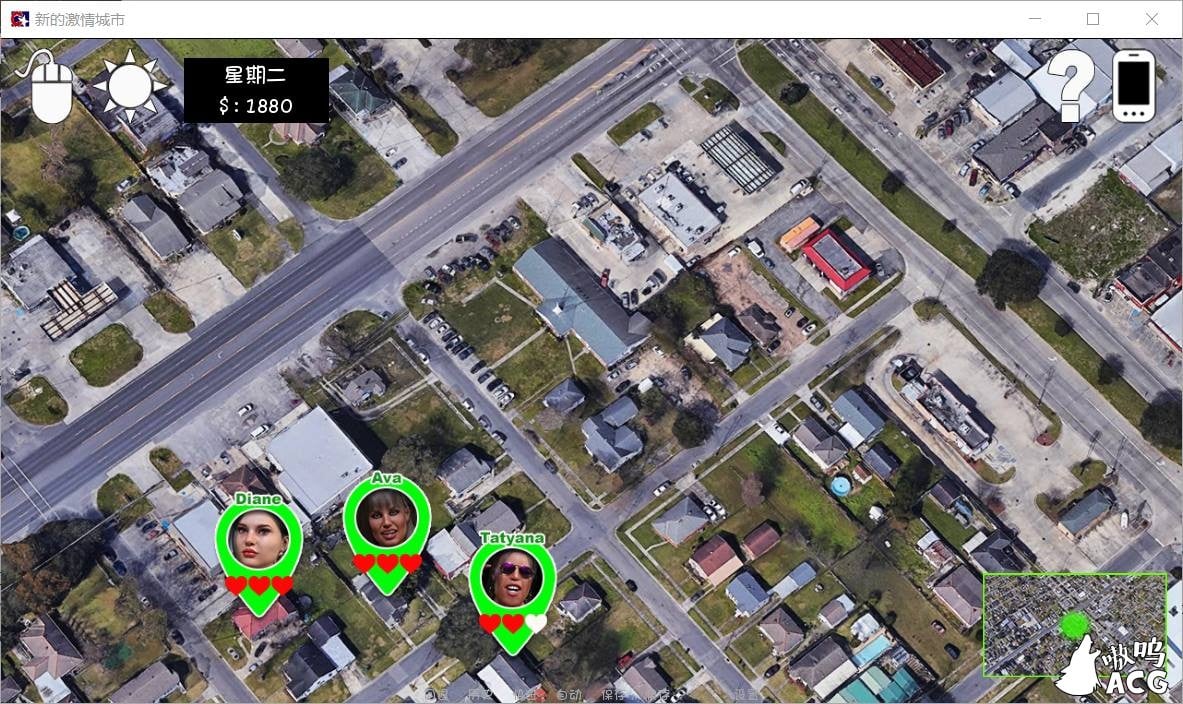 【欧美SLG/汉化/动态]Curvy Cougars Street 肉裕狂潮 v0.8 精翻汉化版+全CG 【PC+安卓/更新/3G】 畅玩游戏 预览第5张