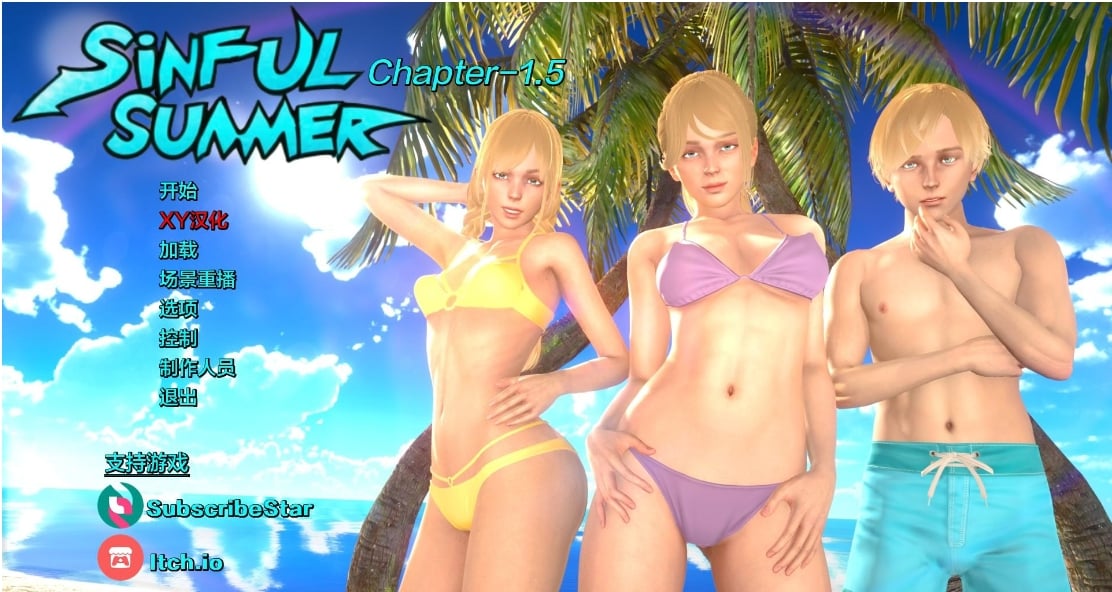 【欧美SLG/AIGPT汉化/3D】罪恶的夏天:禁忌之爱的故事 Sinful Summer: A Tale of Forbidden Love Ch. 1.5【PC+安卓/1.85G】 畅玩游戏 预览第1张-XACG动漫资源社——中文ACG动漫游戏社区