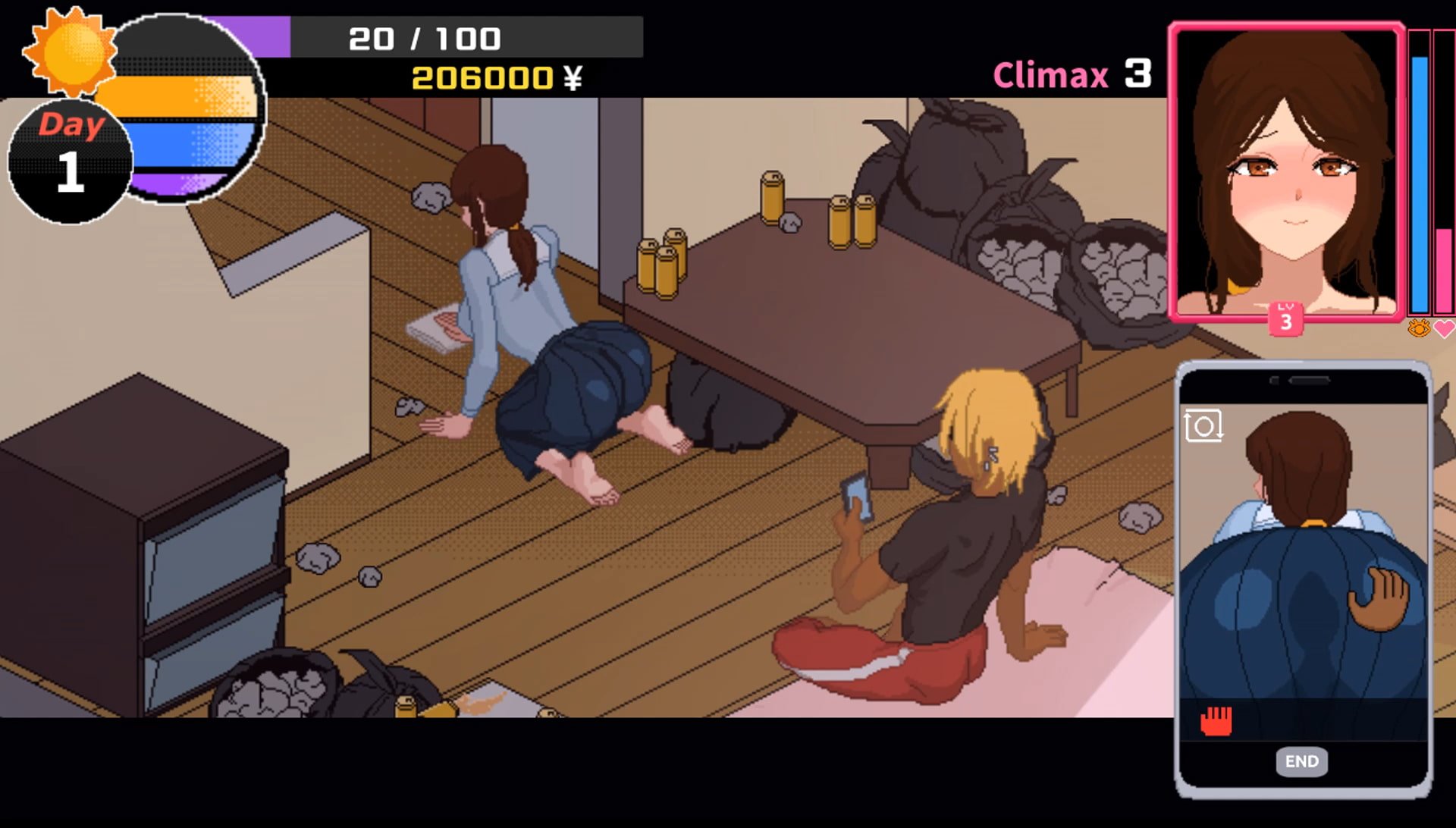 【互动SLG/汉化/像素动态】NTR传说！V4.20精翻汉化版+全满存档【更新/200M】 畅玩游戏 预览第1张