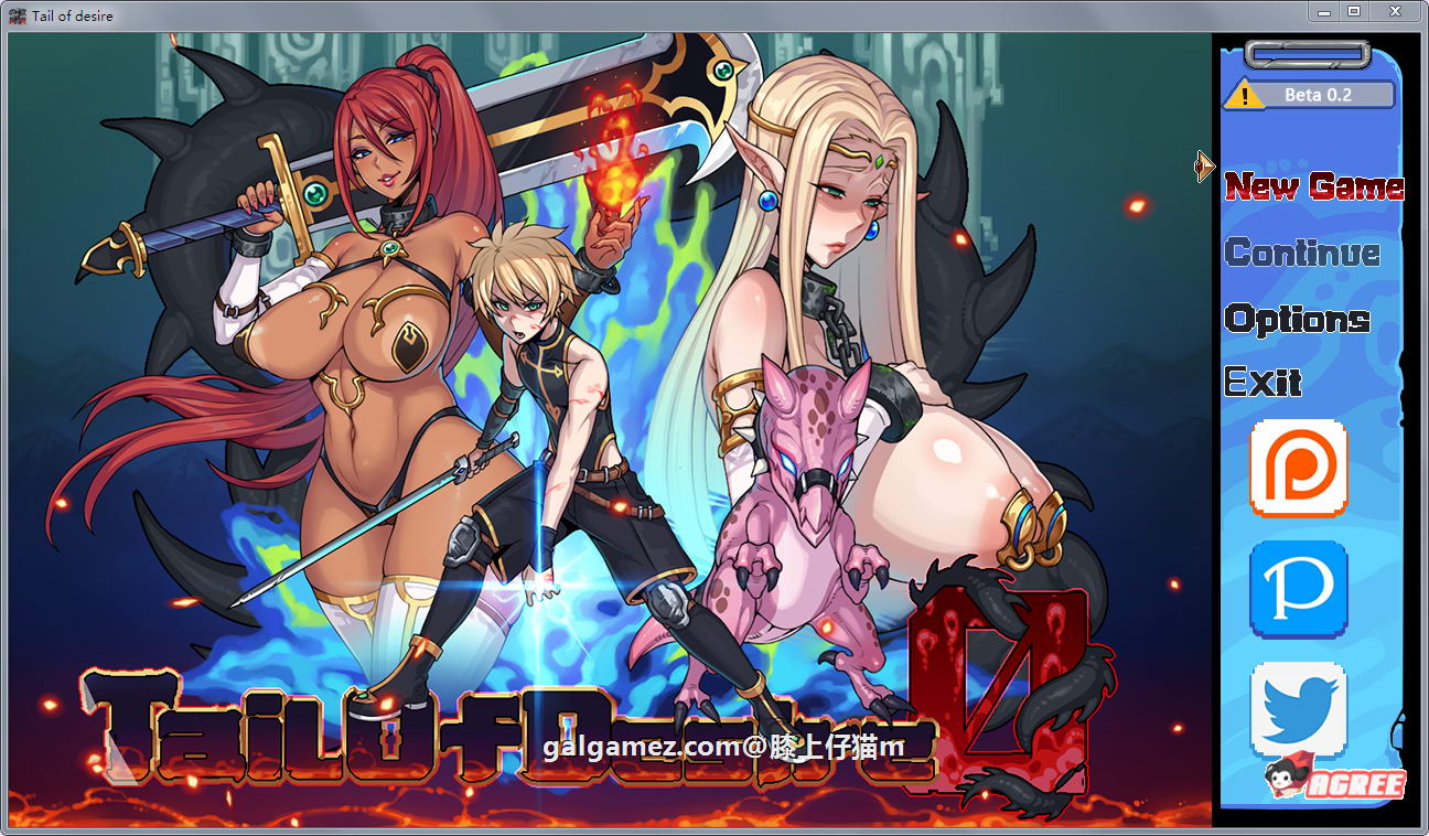 【神级RPG/中文/步兵】[小马拉大车] 欲望之尾 V0.2 官方中文步兵版+全CG【新作/1.2G】 畅玩游戏 预览第1张