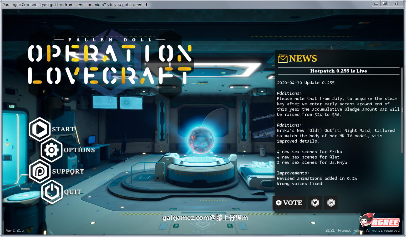【3D互动/全动态】堕落玩偶女2号:爱欲行动 Fallen Doll: Operation Lovecraft (Paralogue) v0.27b 完美破解版 【新场景/敌人/7月更新】 畅玩游戏 预览第3张-XACG动漫资源社——中文ACG动漫游戏社区 【3D互动/全动态】堕落玩偶女2号:爱欲行动 Fallen Doll: Operation Lovecraft (Paralogue) v0.27b 完美破解版 【新场景/敌人/7月更新】 畅玩游戏 预览第3张