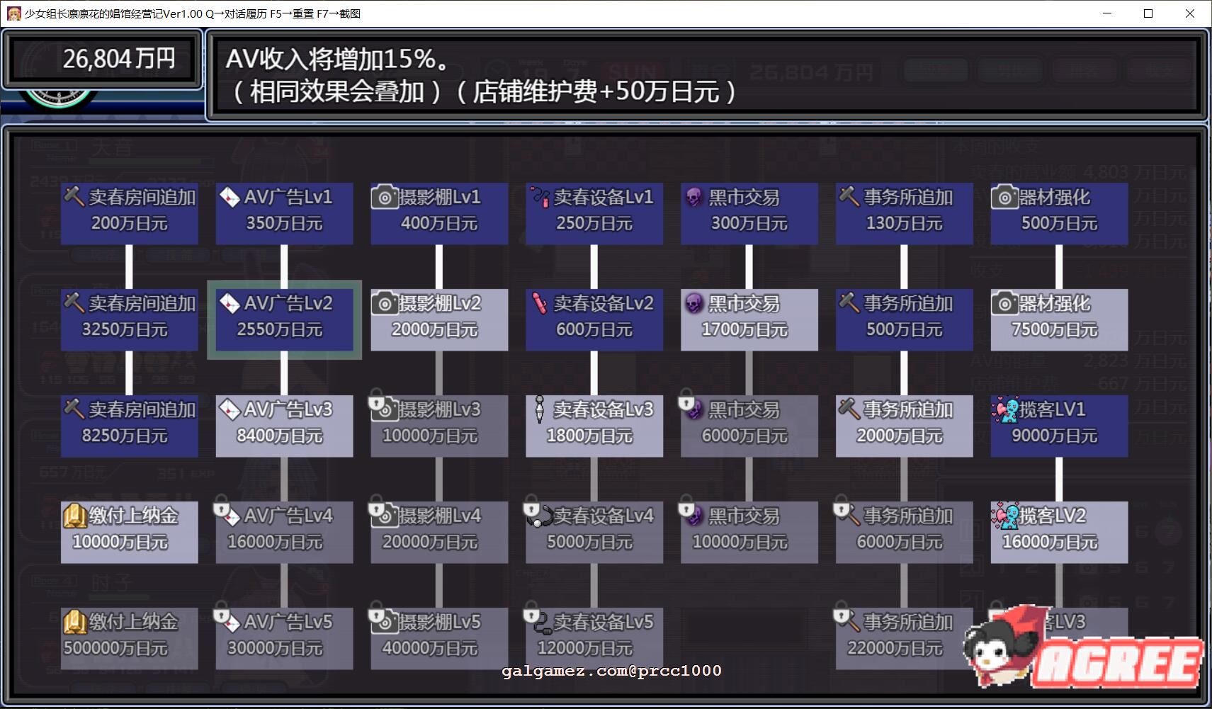 【经营SLG/汉化】少女组长凛凛花的娼馆经营记 V1.1巴比伦汉化版【PC+安卓/更新/3G】 畅玩游戏 预览第8张