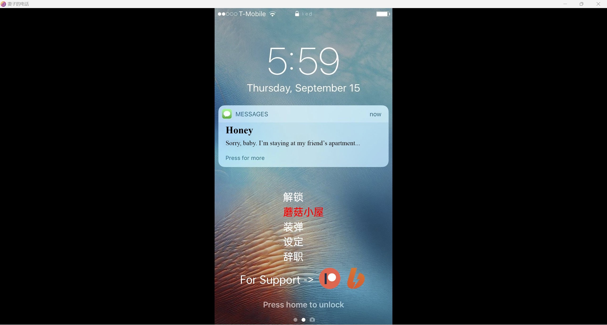 【欧美SLG/汉化/动态】妻子的电话 A Wife\'s Phone v0.1 汉化版【PC+安卓/250M/】 畅玩游戏 预览第1张