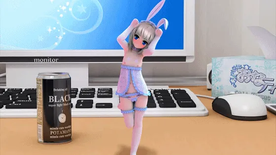 【3DSLG/汉化/全动态】与袖珍手办相伴的日常 完整中文版+提取版【白丝兔耳】【1.2G】 畅玩游戏 预览第4张-XACG动漫资源社——中文ACG动漫游戏社区