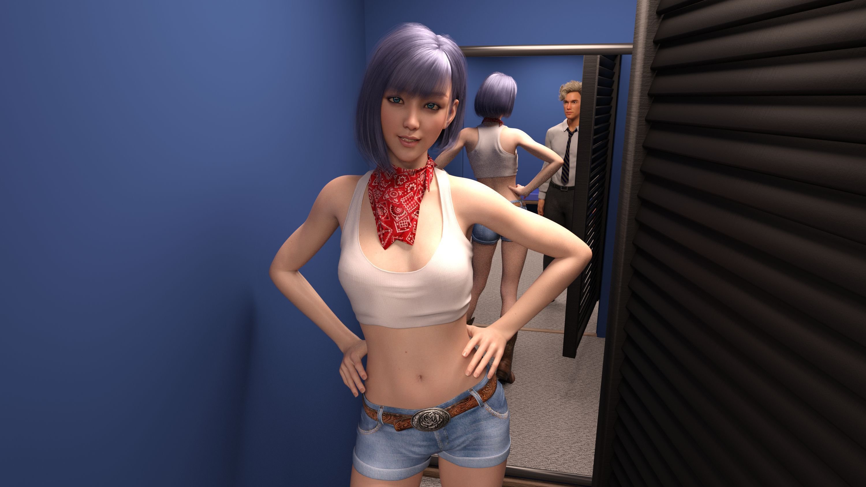 【欧美SLG/中文/3D】裸体学校 Nudist School 0.5【PC+安卓/1G】 畅玩游戏 预览第2张