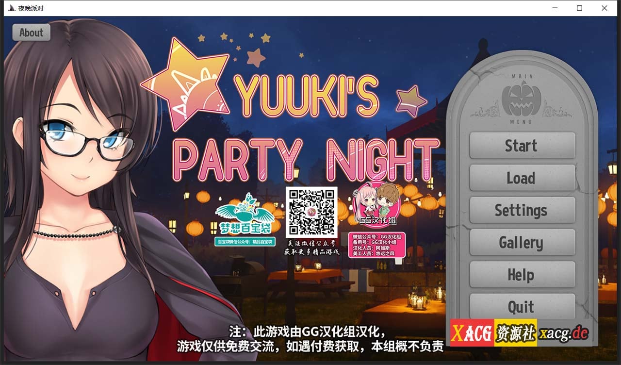 【ADV拔作/GG汉化】夜晚派对！精翻汉化完结版+全CG【PC+安卓/800M】 畅玩游戏 预览第1张