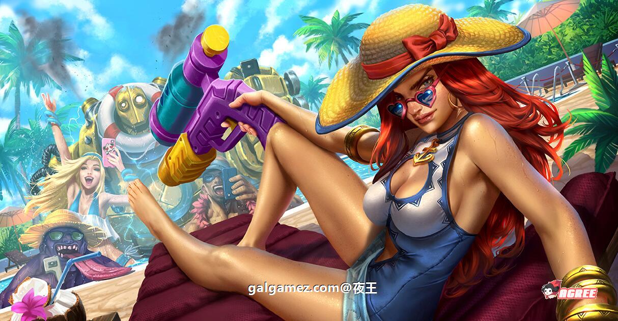 【精美2D/汉化/动态】好运姐的泳池狂欢！精翻汉化版+本子[LOL同人] 【PC+安卓/1G/新作】 畅玩游戏 预览第5张