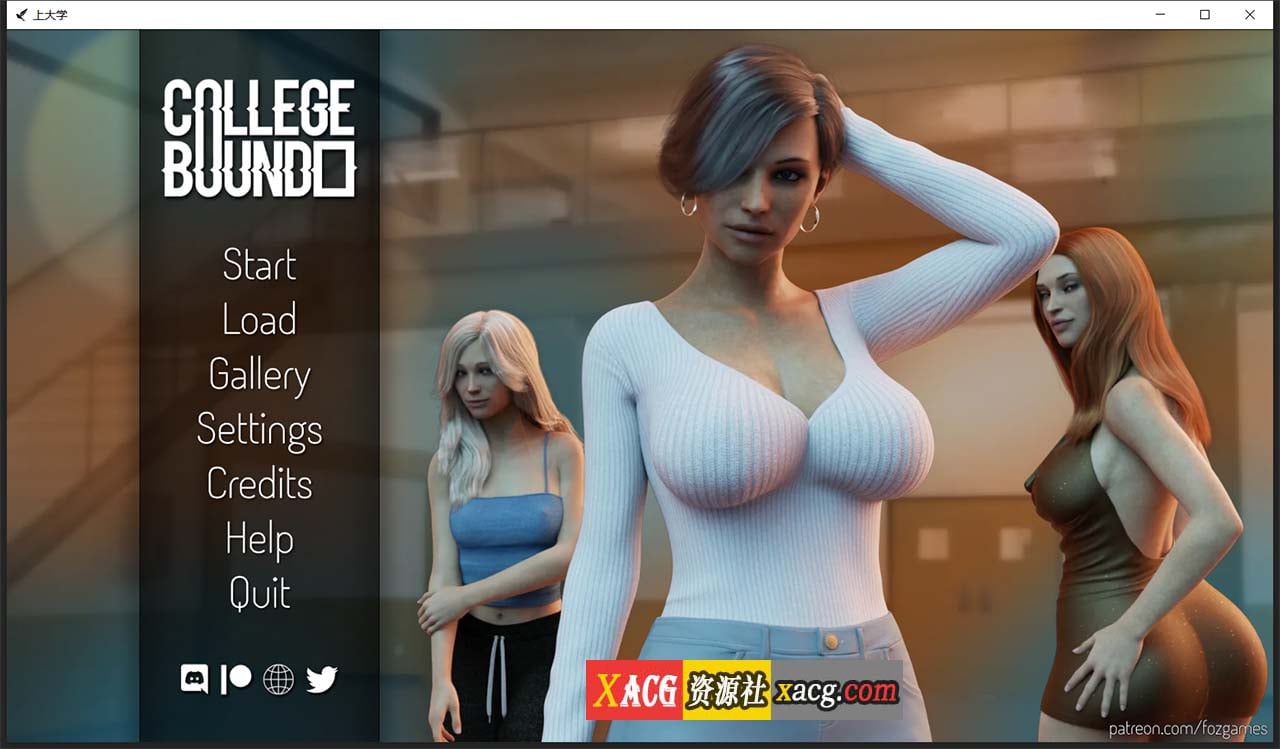 【欧美SLG/汉化/动态】上大学 V0.5.14 汉化版【PC+安卓/2G】 畅玩游戏 预览第1张