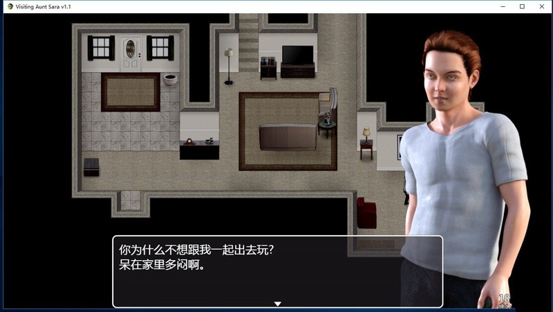 拜访萨拉姨妈 Visiting Aunt Sara V1.31 扩展汉化版+攻略 中文版 畅玩游戏 预览第3张