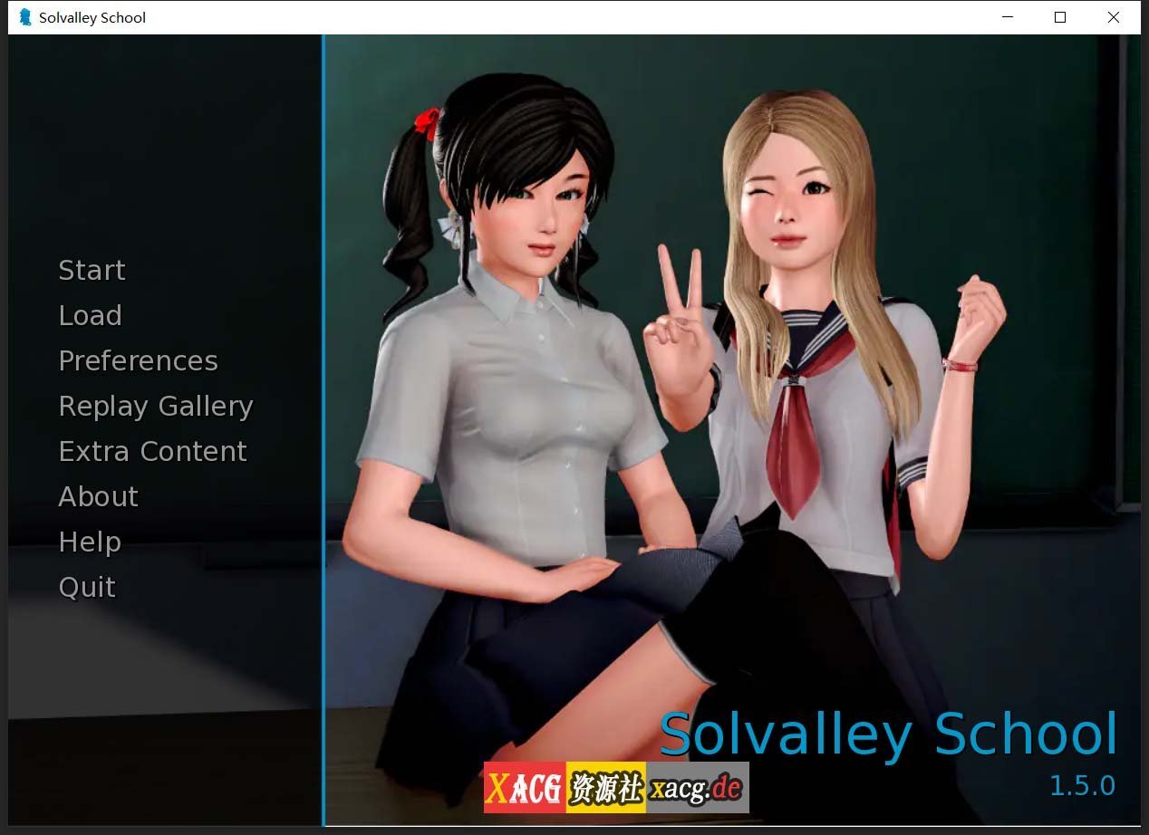 【后宫神作/英文/动态】我的学园生活 v1.5.0 官方英文版【PC+安卓/2G/更新】 畅玩游戏 预览第1张