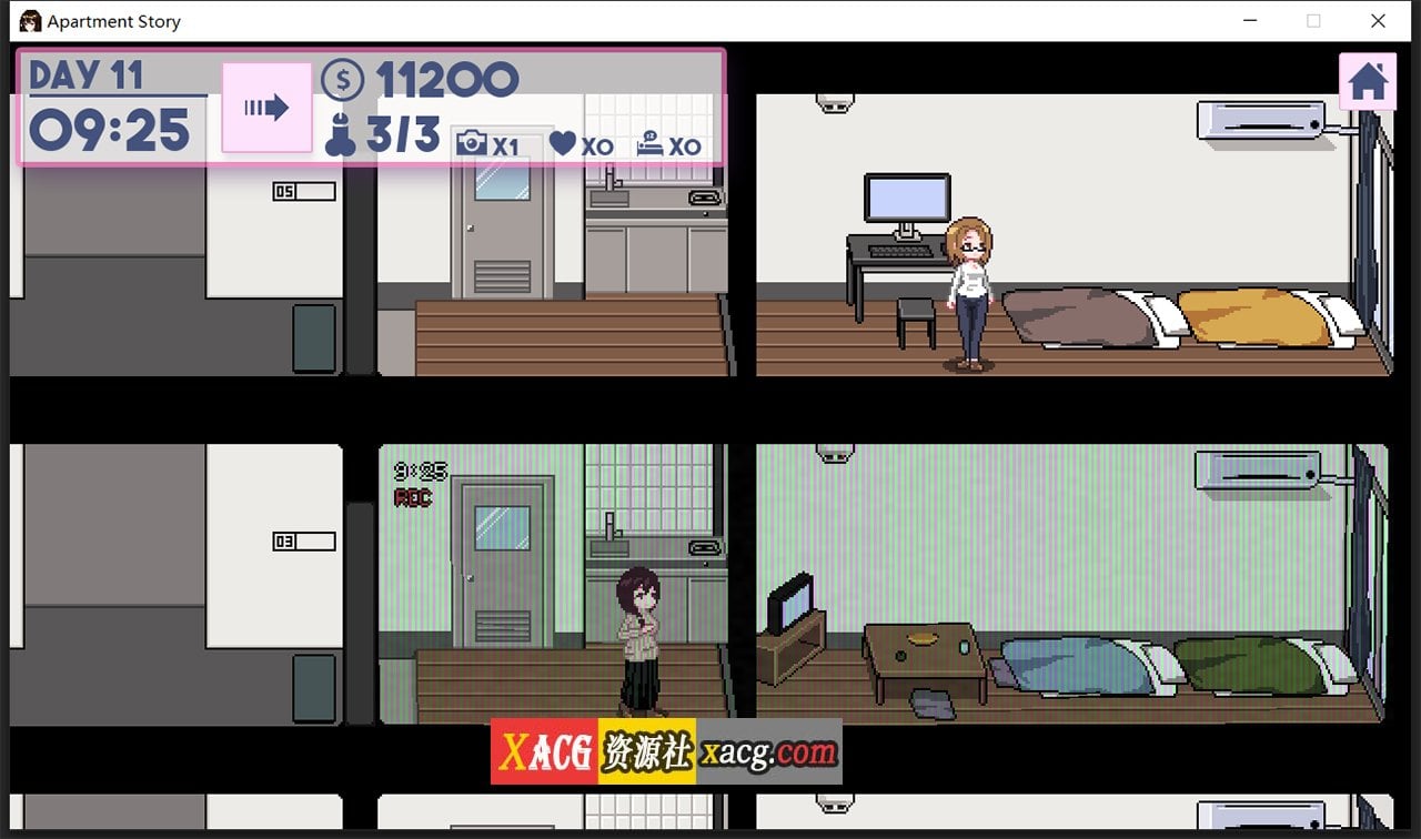 【像素养成SLG/中文/全动态】公寓物语 官方中文版【122M/新作】 畅玩游戏 预览第7张