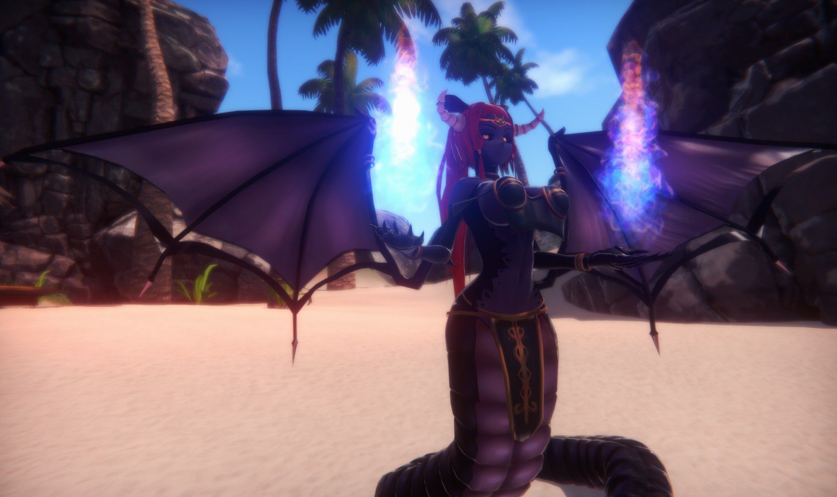 【3D互动/汉化】魔物娘岛屿V0.3汉化版+V0.413更新版[增加雪女/河童]【5G】[全CV/更新] 畅玩游戏 预览第5张