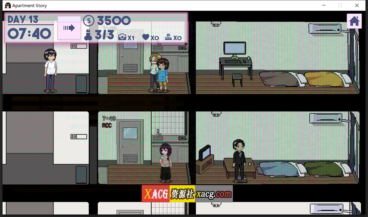 【像素养成SLG/中文/全动态】公寓物语 官方中文版【122M/新作】 畅玩游戏 预览第8张