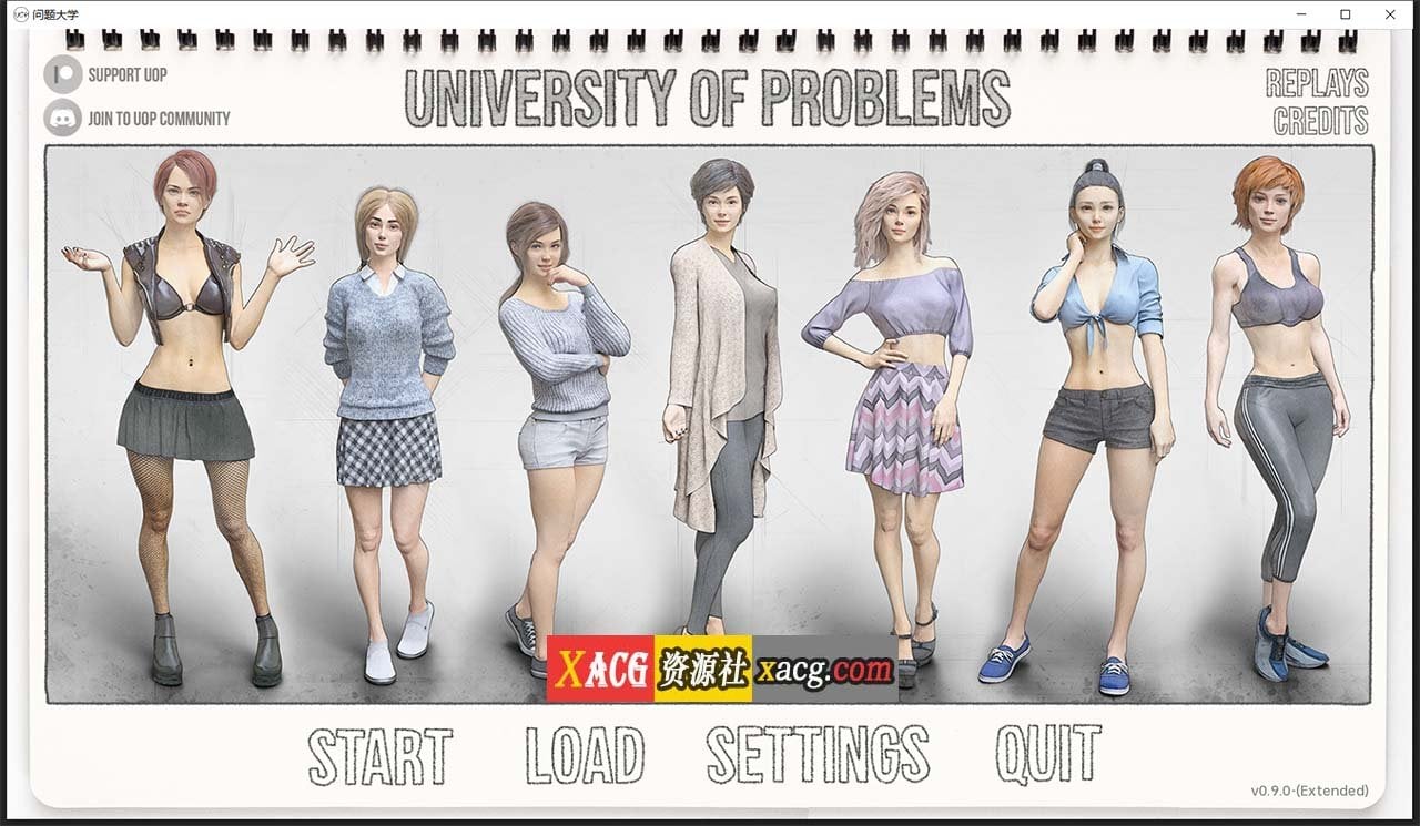 【欧美SLG/汉化/动态】学院情缘 V0.9.0 汉化版【PC+安卓/3G】 畅玩游戏 预览第1张