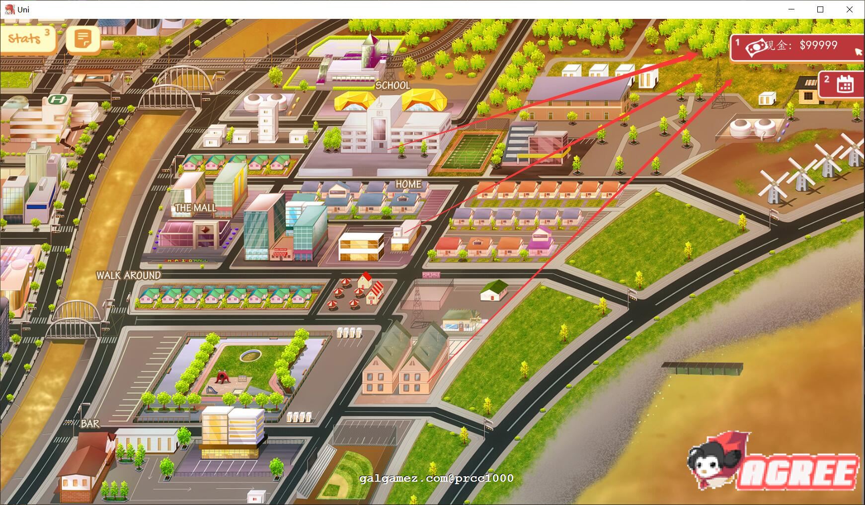 【高自由度SLG/英文/步兵】大学生活-Uni V0.33.92b 官方英文版【PC+安卓/2G/更新】 畅玩游戏 预览第12张