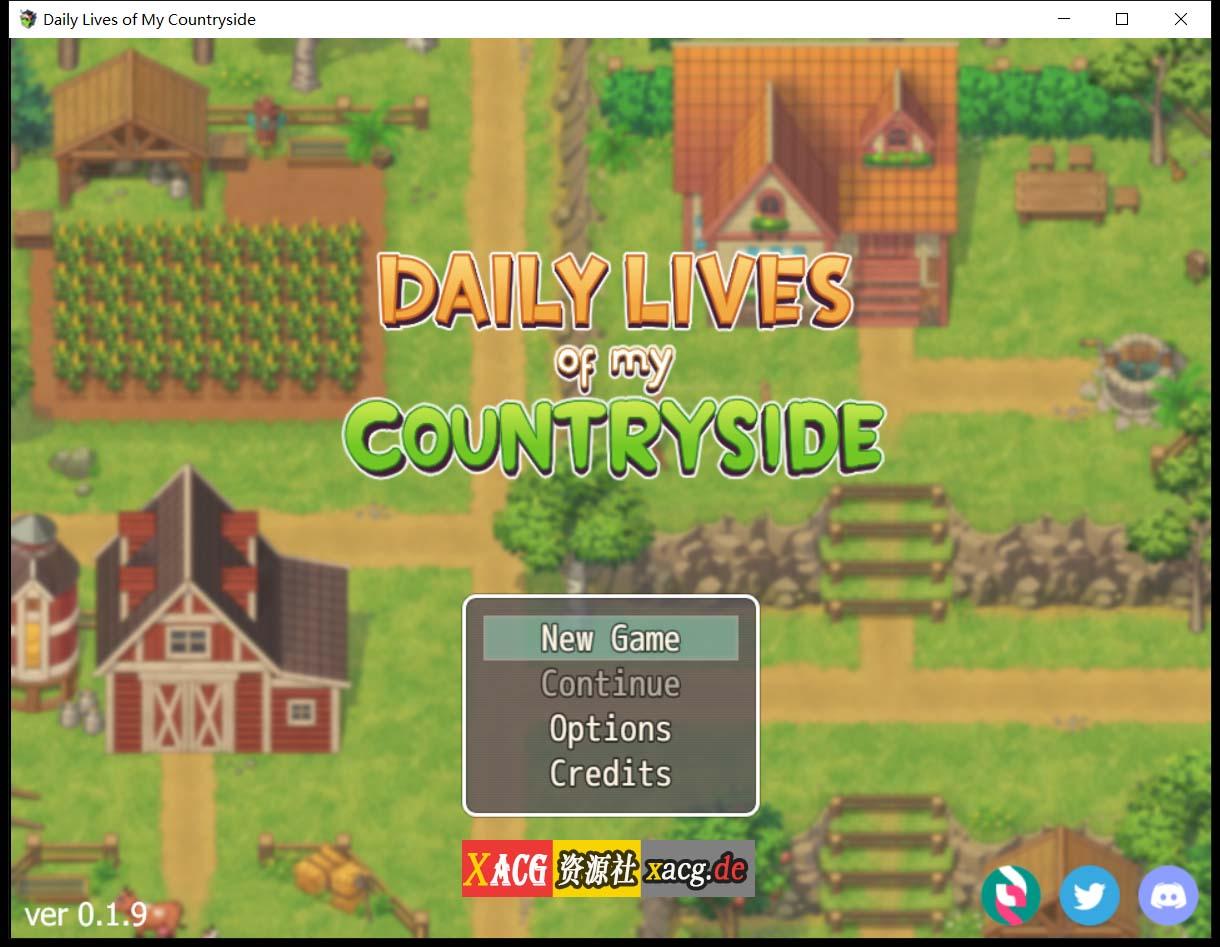 【2D欧美SLG/英文/动态CG】我的乡村日常生活！Ver0.19 官方英文【1G】 畅玩游戏 预览第1张