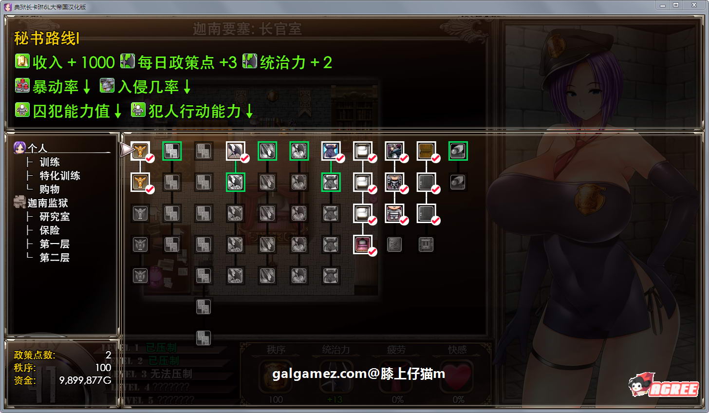 【爆款RPG/汉化/动态】卡琳·监狱长 Ver1.1.1FULL 官方中文步兵版+健身房DLC【更新/1.5G】 畅玩游戏 预览第7张