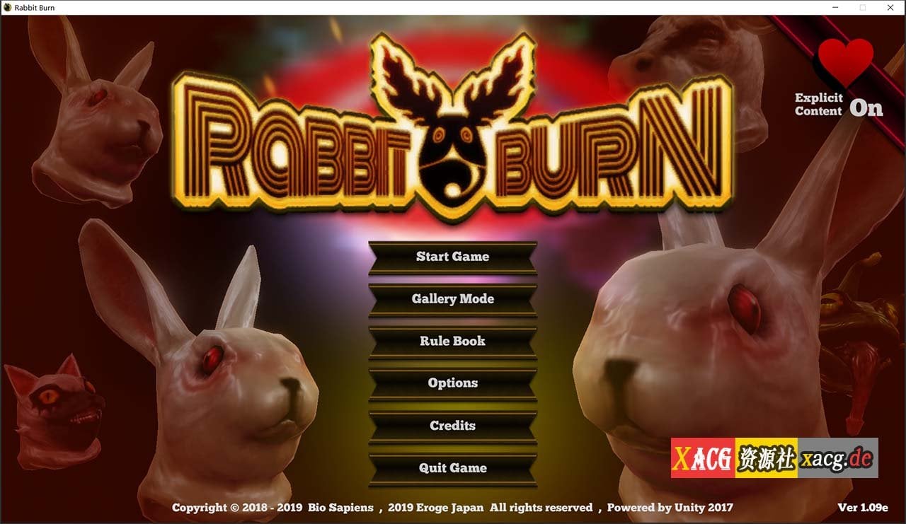【3D/SLG/多P】燃烧的兔子 Rabbit Burn 1.09e 中文步兵【1G】 畅玩游戏 预览第2张-XACG动漫资源社——中文ACG动漫游戏社区 【3D/SLG/多P】燃烧的兔子 Rabbit Burn 1.09e 中文步兵【1G】 畅玩游戏 预览第2张