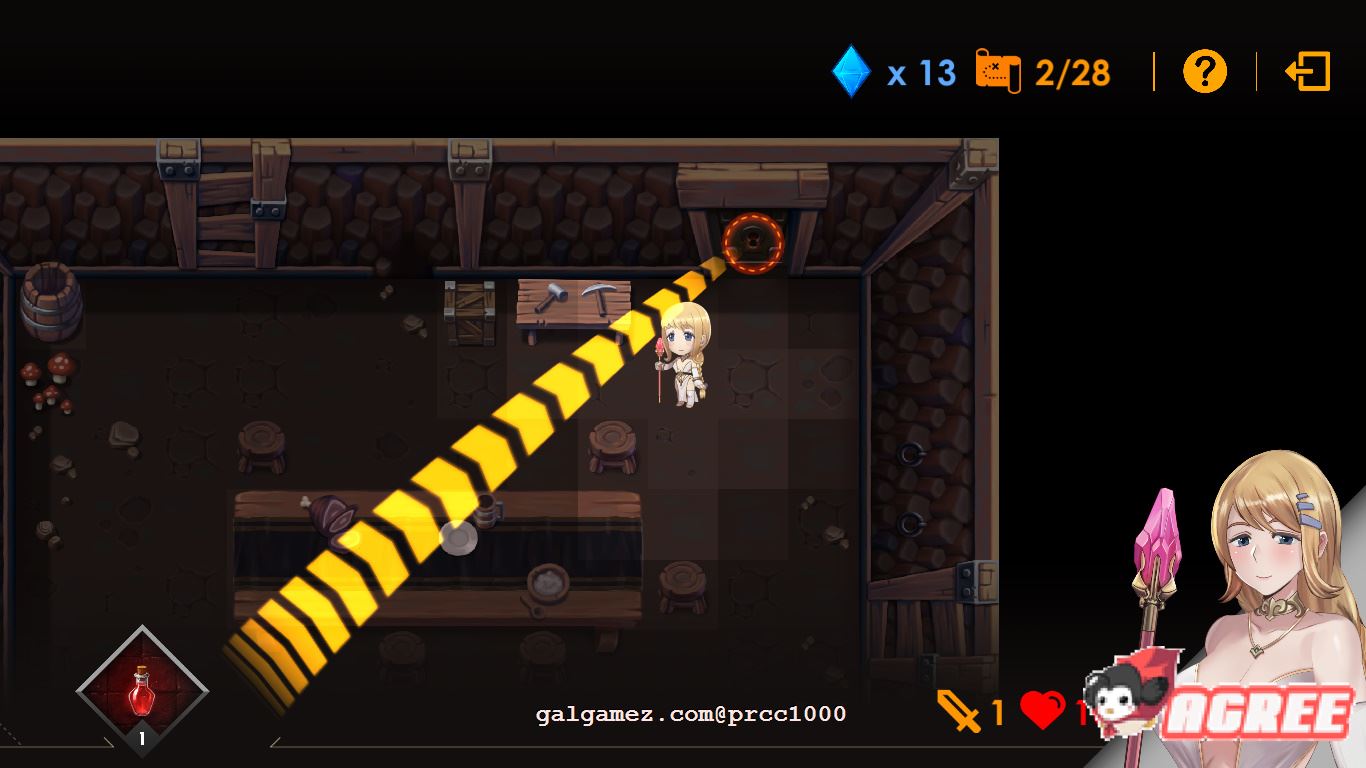 【地牢策略RPG/中文/步兵】莎莉丝-地牢脱出 官方中文步兵版+存档 【780M/全CV/新作】 畅玩游戏 预览第10张