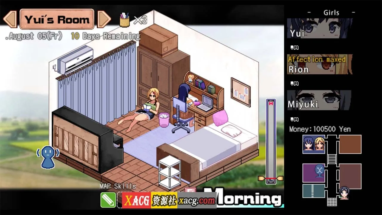 【像素神作SLG/中文/新DLC】夏日狂想曲+ V2.02DLC STEAM官中步兵版+存档【更新/PC+安卓/4G】 畅玩游戏 预览第12张