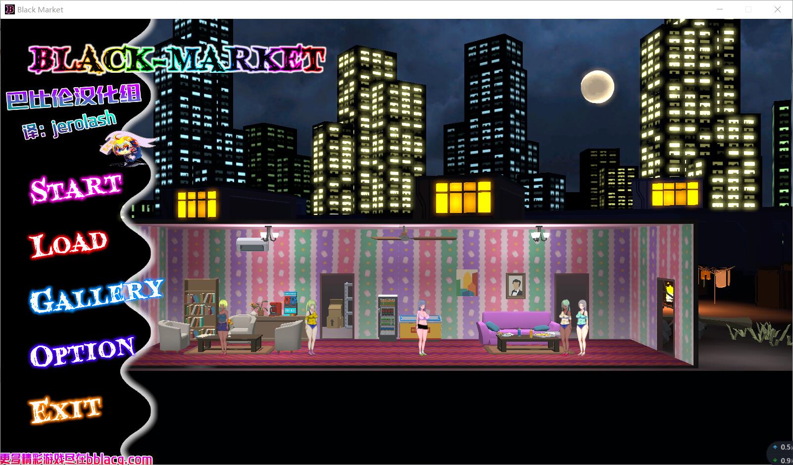 【经营SLG/汉化/全动态】暗黑窑子~BlackMarket V1.07 完整步兵汉化版【1G/步兵/新作】 畅玩游戏 预览第1张