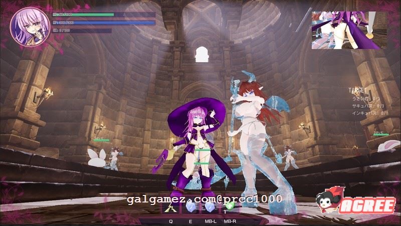 【ACT/全动态/3D】性瘾女巫承包记R！Contracto Ver1.00体験版【3.9G/新作/全CV】 畅玩游戏 预览第8张