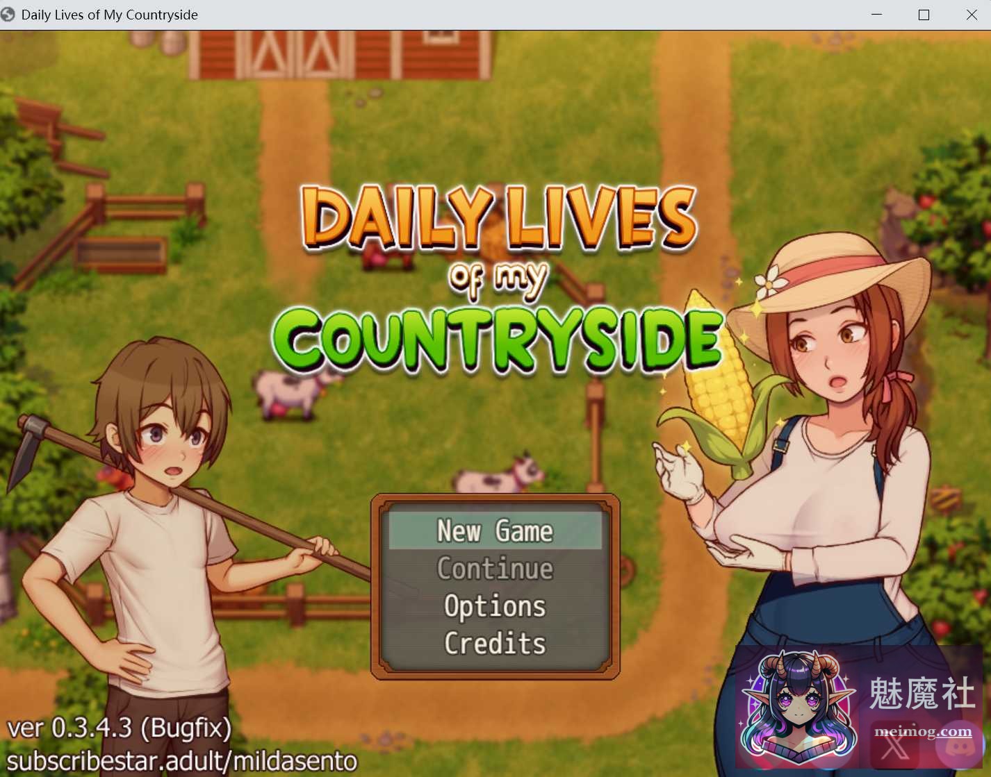 我的乡村日常生活！ Daily Lives of My Countryside [Ver0.3.4.3 AI汉化] [PC/安卓] [SLG/汉化/动态] [2G/FM/微云]