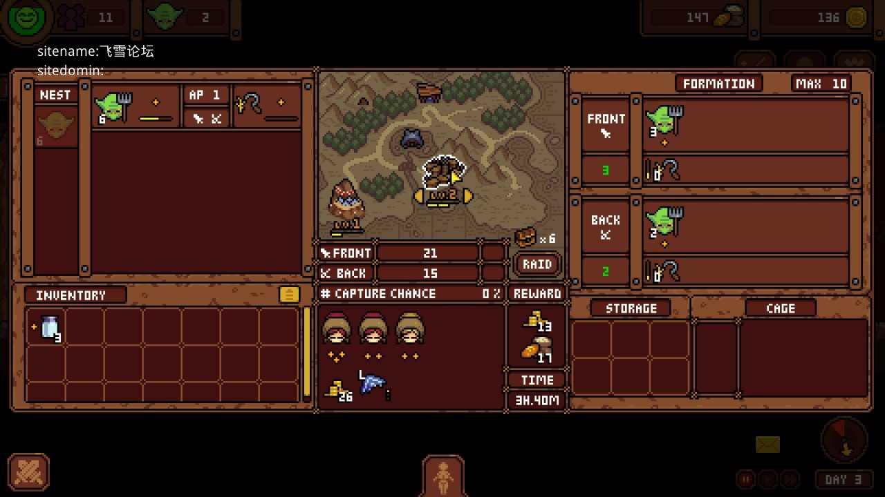 [哥布林巢穴 / Goblin Nest] [v1.36 官中无码动态] [PC] [SLG, 经营, 像素, 动态] [56.5m/百度云/FM]