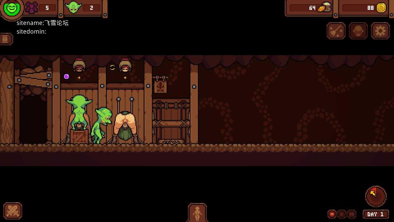[哥布林巢穴 / Goblin Nest] [v1.36 官中无码动态] [PC] [SLG, 经营, 像素, 动态] [56.5m/百度云/FM]