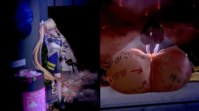 【MMD/qqmsnfx1/纯啪】虚拟主播 厕所RBQ东雪莲+援交/催眠小肉包【554m/1080p/飞猫百度】