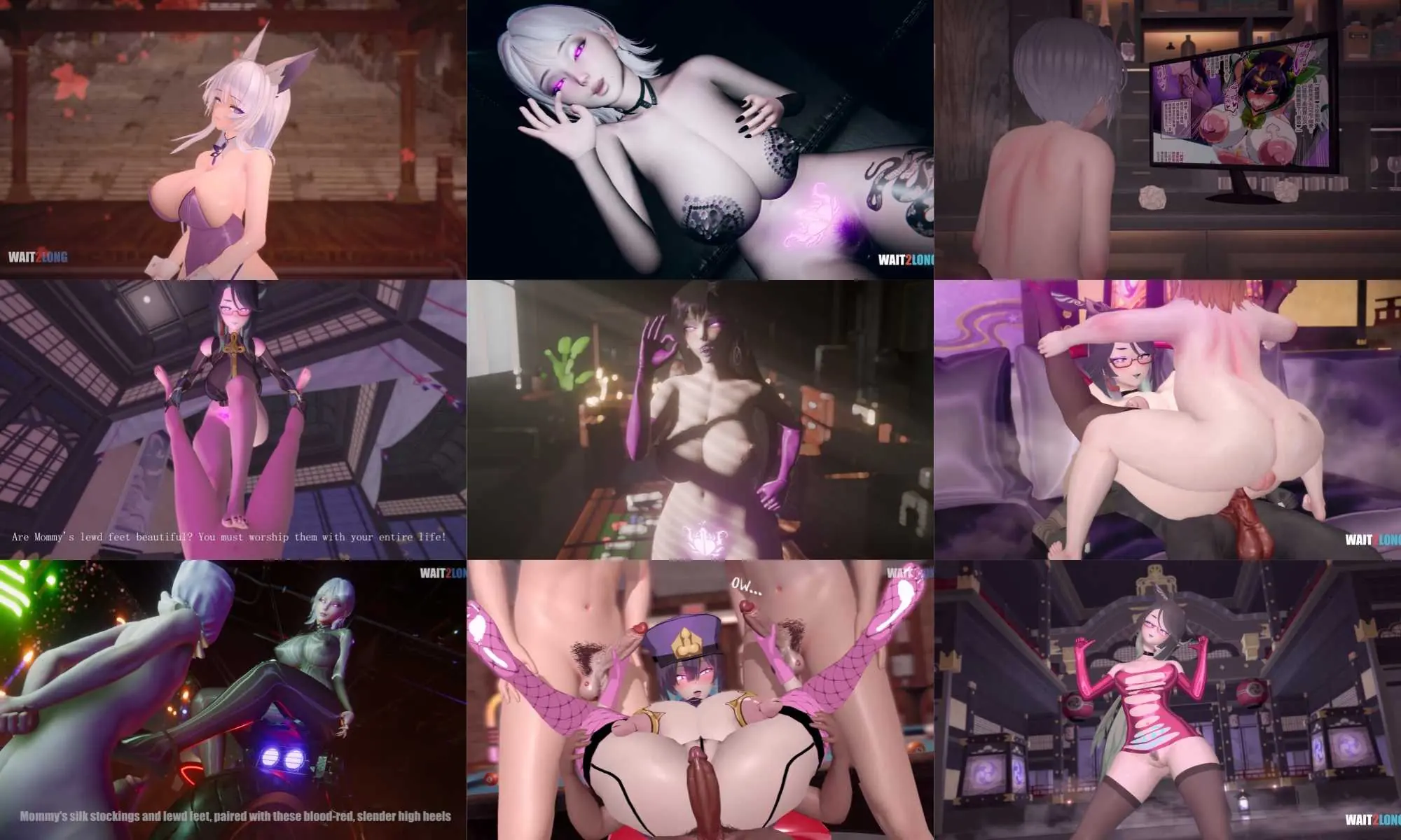 【MMD】【更新至2025.7.19】精品合集_高质量R18MMD_Wait2long_舞啪_剧情向【1.7G/9V/生肉】【FM转BD】