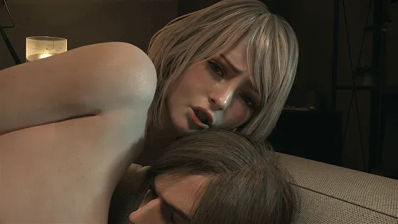[3D/无修/CV] HydraFXX 12月新作：Ashley x Leon 阿什莉 性感黑丝美少女骑乘中出 [145M/FM/WY]