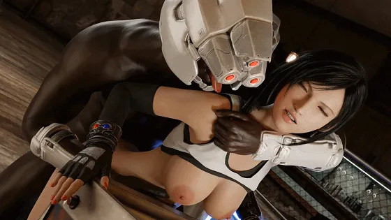 [3D/无修/NTR] VatiWah 7月新作：舞+蒂法 性感女神黑色巨根轮番侵犯中出 [966M/FM/WY]