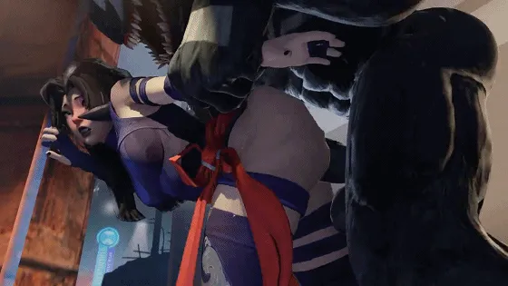 [3D/动态/无修] RougeNine 3月新作：春丽+哈莉+灵蝶+星野见+不知火舞 性感御姐激情爆肏 [565M/FM/WY]