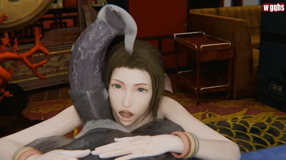 [3D/NTR/CV] wgqhs 4月新作：TIFA and AERITH and MINO 蒂法&爱丽丝 真牛头人4P侵犯中出性感女神 [1.7G/
