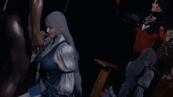 [3D/夫目前犯/NTR] szyca：吉兒NTR 无能男友只能看着黑丝女友被黑人侵犯中出 [1.6G/FM/WY]