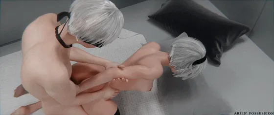 [3D/无修/CV] Aries' Possession 10月新作：2B & 9S