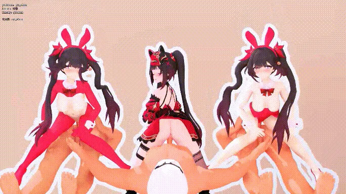 【MMD/咕酱/舞啪】星铁舞啪 花火三重奏【132m/1080p/飞猫百度】
