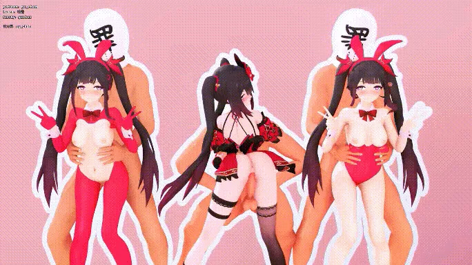 【MMD/咕酱/舞啪】星铁舞啪 花火三重奏【132m/1080p/飞猫百度】