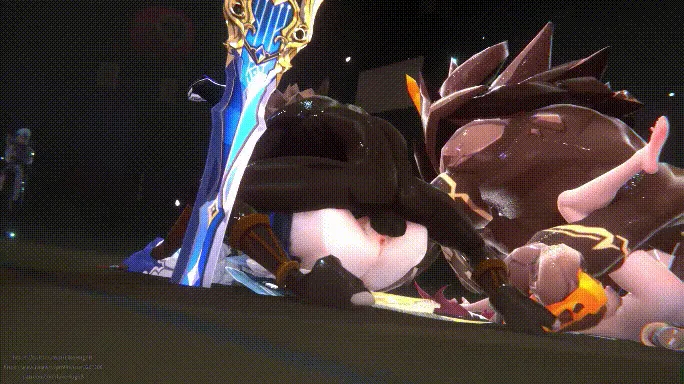 【MMD/LikeHugeB/纯啪】原神 交配受精实验~神子优菈篇【243m/1080p/飞猫百度】