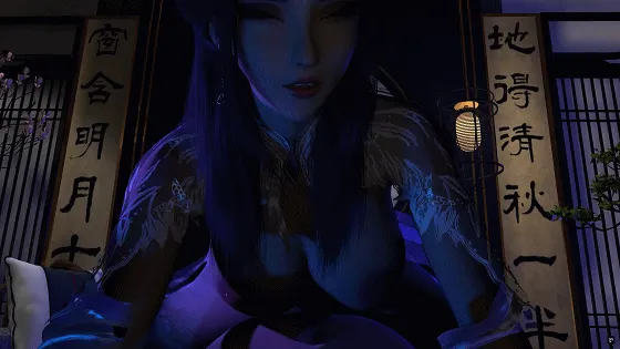 [3D/动态/VAM] fgg99：魔女+陆雪琪 性感御姐淫乱夜店激情爆肏 [2.4G/FM/WY]