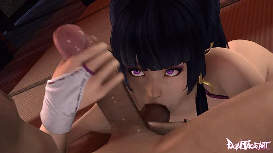 [3D/无修/CV] Dual Face Art Comics 5月新作：Oni Seed Ep1 女天狗 性感女神激情爆肏 [419M/FM/WY]