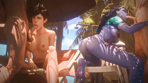 [3D/无修/CV] mept44 7月新作：叶奈法+猎空+黑百合+薛帕德 性感女御姐沦为哥布林的肉便器 [2.7G/FM/WY]
