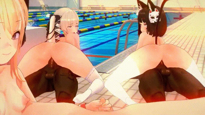 【MMD/tom大力/纯啪】碧蓝航线NTR 实习指挥官与不贞骚婊媚黑女友+娼姬淫舰QOS【382m/1080p/飞猫百度】