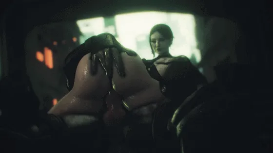 [3D/无修/NTR] SRVN -2412新作：萨姆斯+黑猫+史卡蕾特+蒂法 性感女神一脸享受着狗狗的巨根中出 [18G/FM/WY]