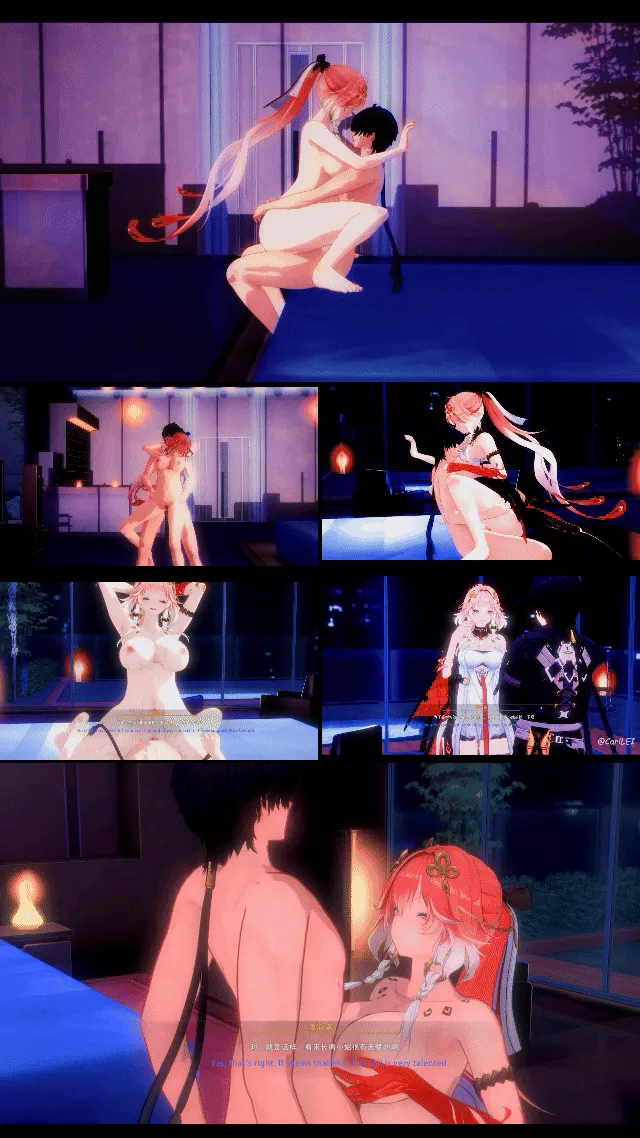 【3D同人动画】JohnNoah:鸣潮之长离和漂泊者的相处【138mb-4分钟】飞猫+百度