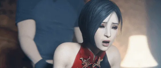 [3D/无修/CV] Aries' Possession 4月新作：Ada & Leon 艾达王 性感黑丝旗袍女神骑乘后入爆肏 [2.3G/FM/WY]