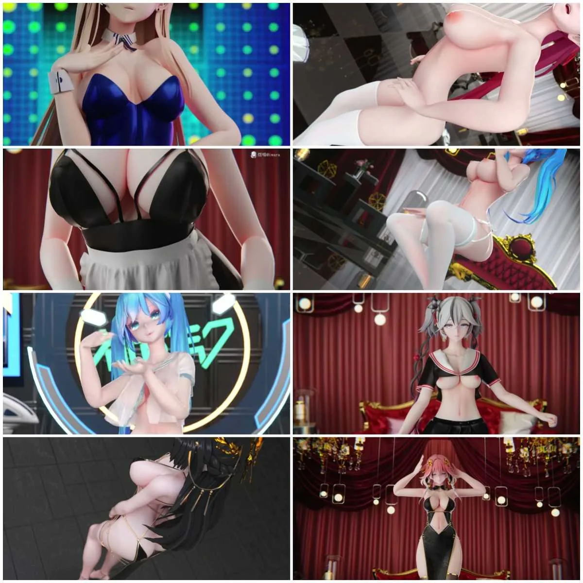 【MMD】【更新至2025.5.4】精品合集2_高质量R18MMD_煜喵【1.9G/8V】【FM转BD】